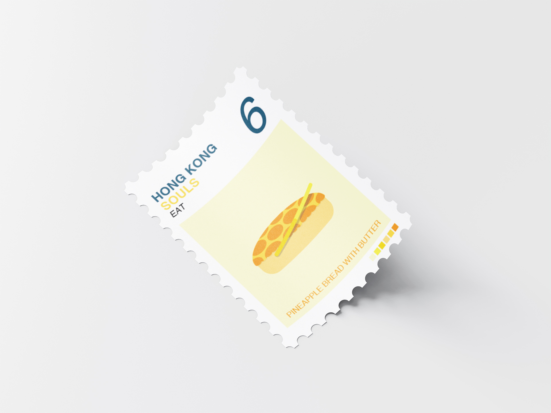 hong kong soul postage stamp pineapple bread